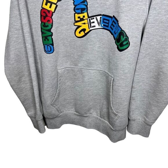 Y2K EVISU Jeans Hoodie Large - Picture 3 of 10